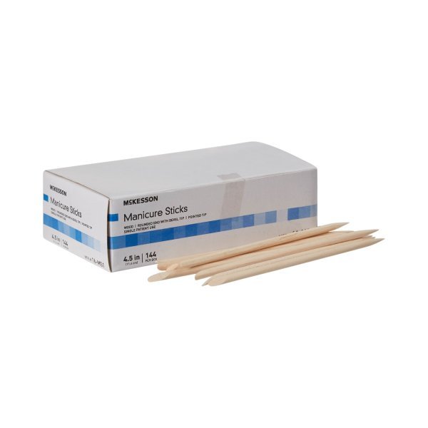 McKesson Manicure Sticks, 100% White Birch, 4.5 Inch - 472582_CS - 2 McKesson Manicure Sticks, 100% White Birch, 4.5 Inch - 472582_CS - 2