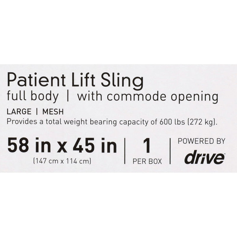 McKesson Mesh Full Body Commode Sling - 1065249_EA - 21 McKesson Mesh Full Body Commode Sling - 1065249_EA - 21