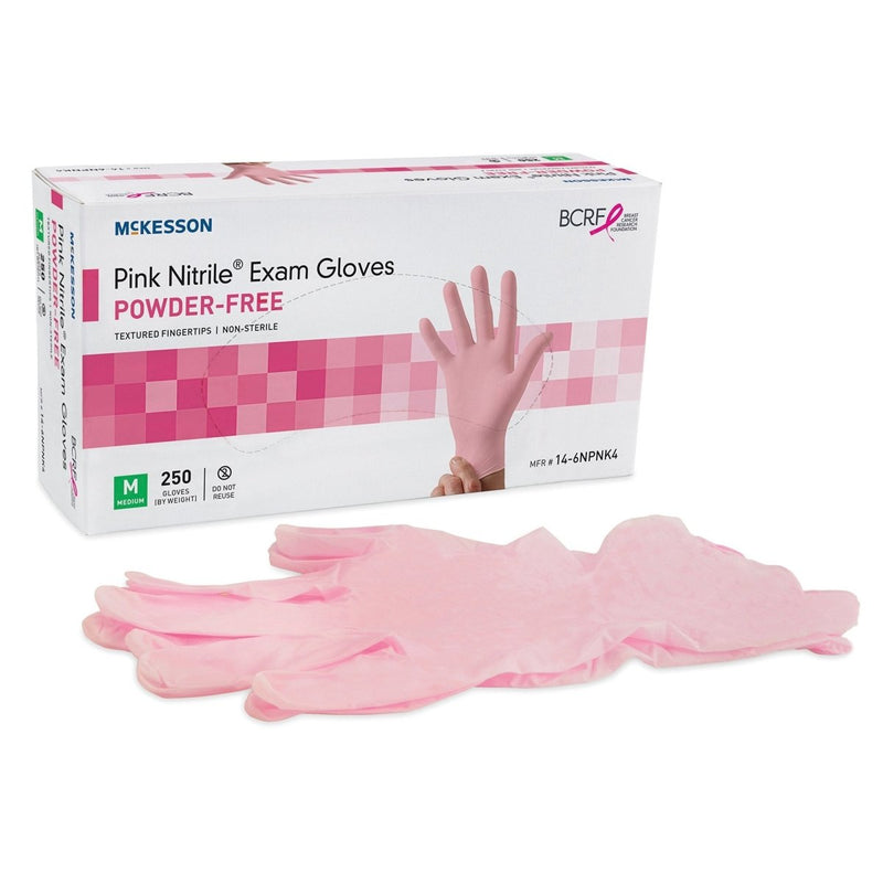 McKesson Nitrile Exam Glove, Pink - 1065404_BX - 2 McKesson Nitrile Exam Glove, Pink - 1065404_BX - 2