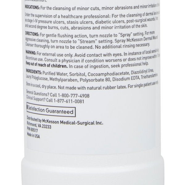 McKesson Non-Sterile Wound Cleanser - 949421_EA - 8 McKesson Non-Sterile Wound Cleanser - 949421_EA - 8