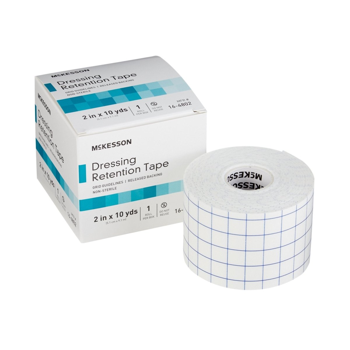Mckesson Nonwoven Fabric / Printed Release Paper Dressing Retention Tape - 1087971_BX - 1 Mckesson Nonwoven Fabric / Printed Release Paper Dressing Retention Tape - 1087971_BX - 1