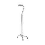 McKesson Offset Quad Cane, Chrome - 1065219_EA - 1 McKesson Offset Quad Cane, Chrome - 1065219_EA - 1