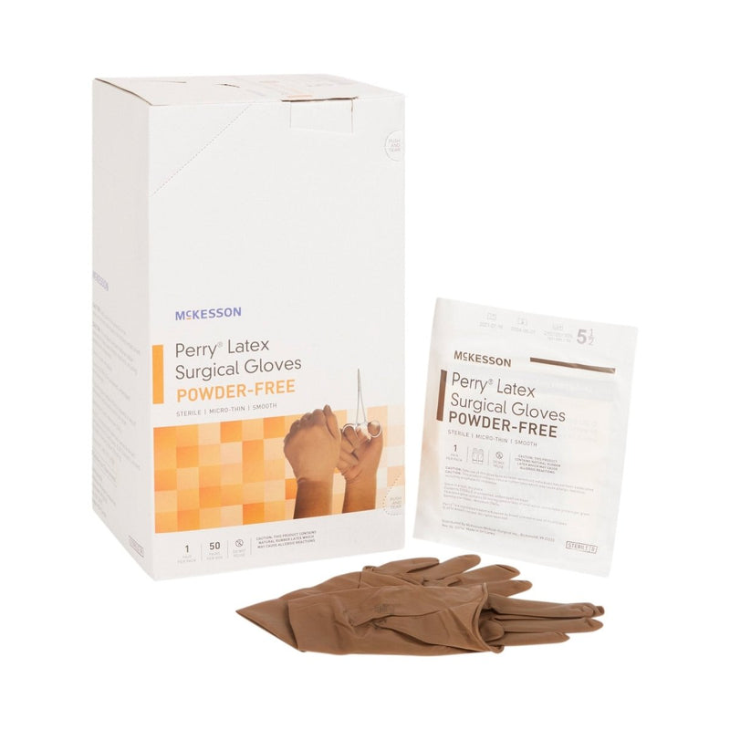 Mckesson Perry Latex Surgical Gloves - 1044727_BX - 1 Mckesson Perry Latex Surgical Gloves - 1044727_BX - 1