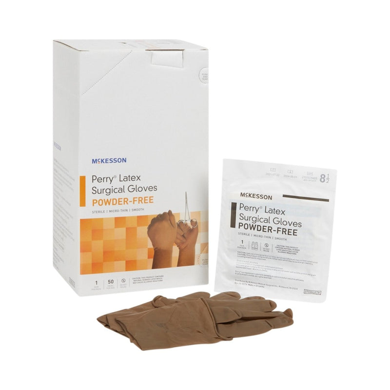 Mckesson Perry Latex Surgical Gloves - 1044733_BX - 3 Mckesson Perry Latex Surgical Gloves - 1044733_BX - 3