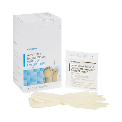 Mckesson Perry Performance Plus Aquatouch Latex Surgical Gloves - 1044714_BX - 2 Mckesson Perry Performance Plus Aquatouch Latex Surgical Gloves - 1044714_BX - 2