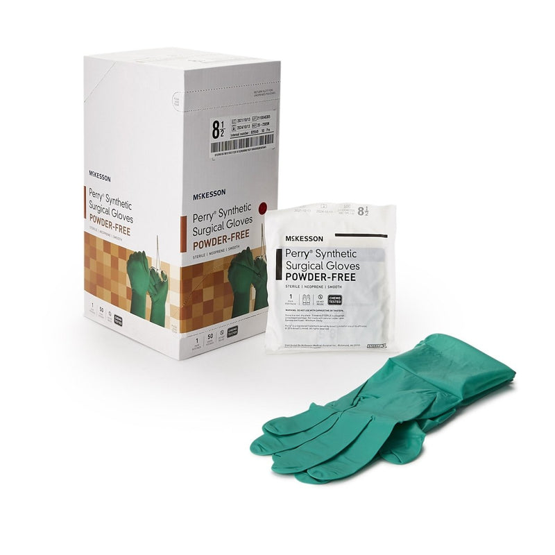 Mckesson Perry Performance Plus Polychloroprene Surgical Gloves - 1044741_CS - 5 Mckesson Perry Performance Plus Polychloroprene Surgical Gloves - 1044741_CS - 5