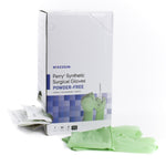 McKesson Perry Polyisoprene Standard Cuff Length Surgical Glove, Green - 1044722_BX - 2 McKesson Perry Polyisoprene Standard Cuff Length Surgical Glove, Green - 1044722_BX - 2