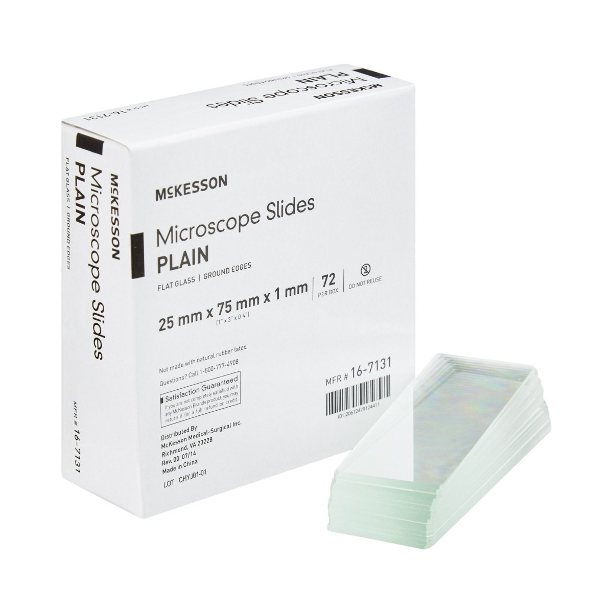 Mckesson Plain Microscope Slide - 464497_BX - 1 Mckesson Plain Microscope Slide - 464497_BX - 1