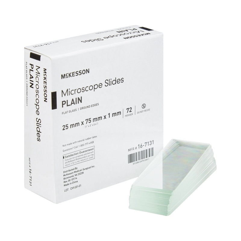 Mckesson Plain Microscope Slide - 464497_BX - 1 Mckesson Plain Microscope Slide - 464497_BX - 1