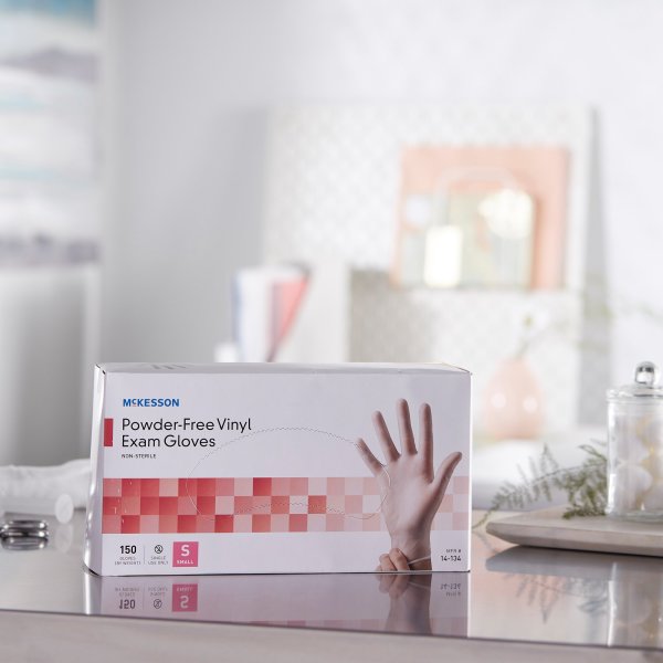 McKesson Powder-Free Vinyl Exam Gloves - 832681_CS - 26 McKesson Powder-Free Vinyl Exam Gloves - 832681_CS - 26