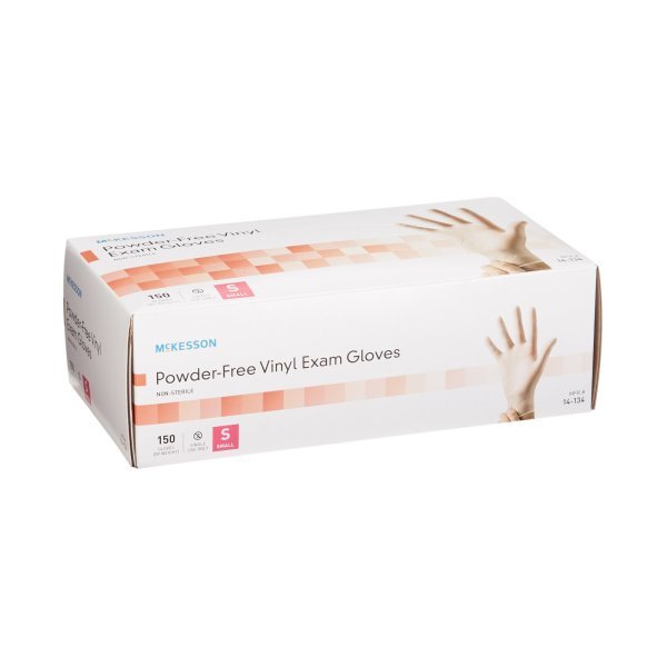 McKesson Powder-Free Vinyl Exam Gloves - 832681_CS - 25 McKesson Powder-Free Vinyl Exam Gloves - 832681_CS - 25