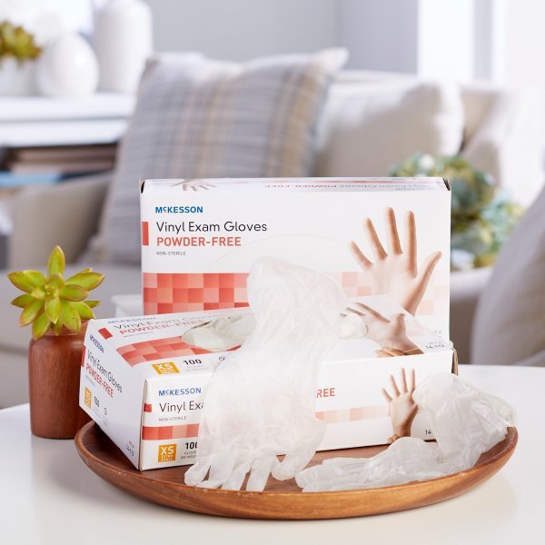 McKesson Powder-Free Vinyl Exam Gloves - 712735_CS - 21 McKesson Powder-Free Vinyl Exam Gloves - 712735_CS - 21