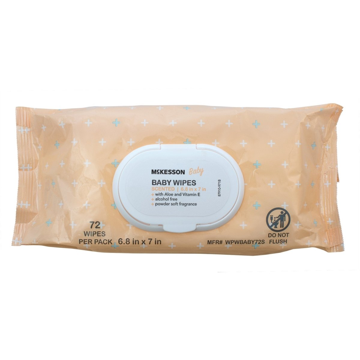 Mckesson Powder Soft Scent Baby Wipe - 999738_CS - 1 Mckesson Powder Soft Scent Baby Wipe - 999738_CS - 1