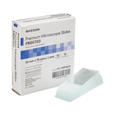 Mckesson Premium Frosted Microscope Slide - 938362_BX - 1 Mckesson Premium Frosted Microscope Slide - 938362_BX - 1