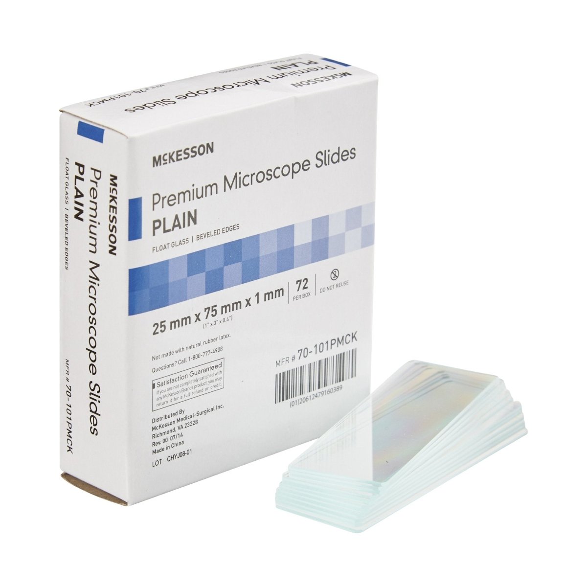 Mckesson Premium Plain Microscope Slide - 938360_BX - 1 Mckesson Premium Plain Microscope Slide - 938360_BX - 1
