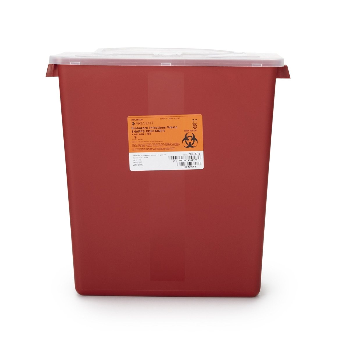 Mckesson Prevent Multi Purpose Sharps Container - 586908_CS - 1 Mckesson Prevent Multi Purpose Sharps Container - 586908_CS - 1
