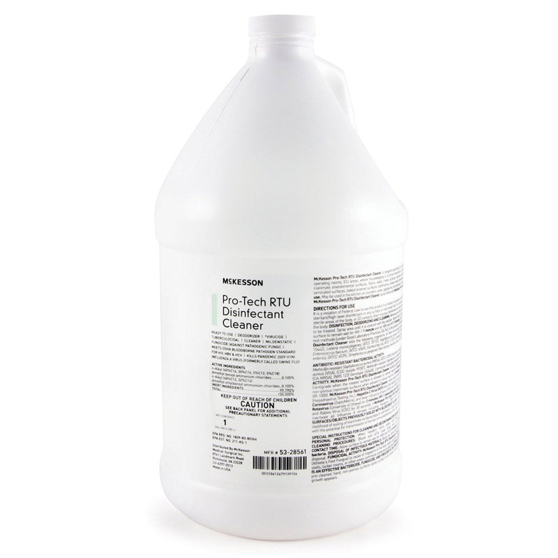 McKesson Pro-Tech Surface Disinfectant Cleaner Alcohol-Based Liquid, Non-Sterile, Citrus Scent - 484483_EA - 17 McKesson Pro-Tech Surface Disinfectant Cleaner Alcohol-Based Liquid, Non-Sterile, Citrus Scent - 484483_EA - 17