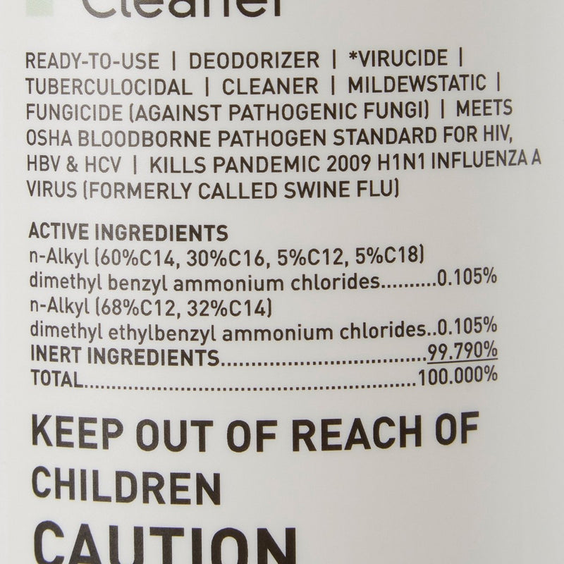McKesson Pro-Tech Surface Disinfectant Cleaner Alcohol-Based Liquid, Non-Sterile, Citrus Scent - 484484_EA - 28 McKesson Pro-Tech Surface Disinfectant Cleaner Alcohol-Based Liquid, Non-Sterile, Citrus Scent - 484484_EA - 28