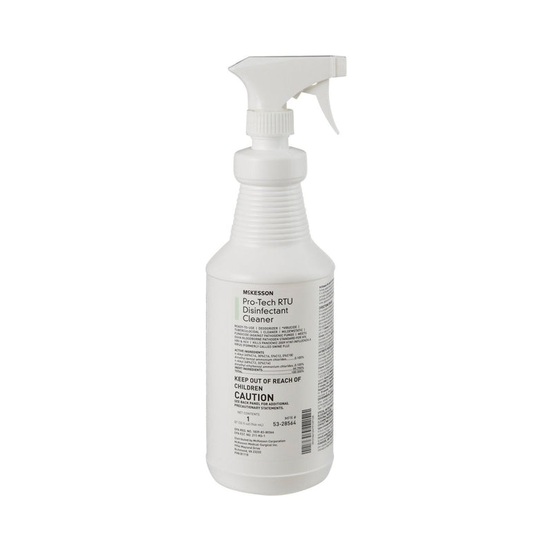 McKesson Pro-Tech Surface Disinfectant Cleaner Alcohol-Based Liquid, Non-Sterile, Citrus Scent - 484484_EA - 26 McKesson Pro-Tech Surface Disinfectant Cleaner Alcohol-Based Liquid, Non-Sterile, Citrus Scent - 484484_EA - 26