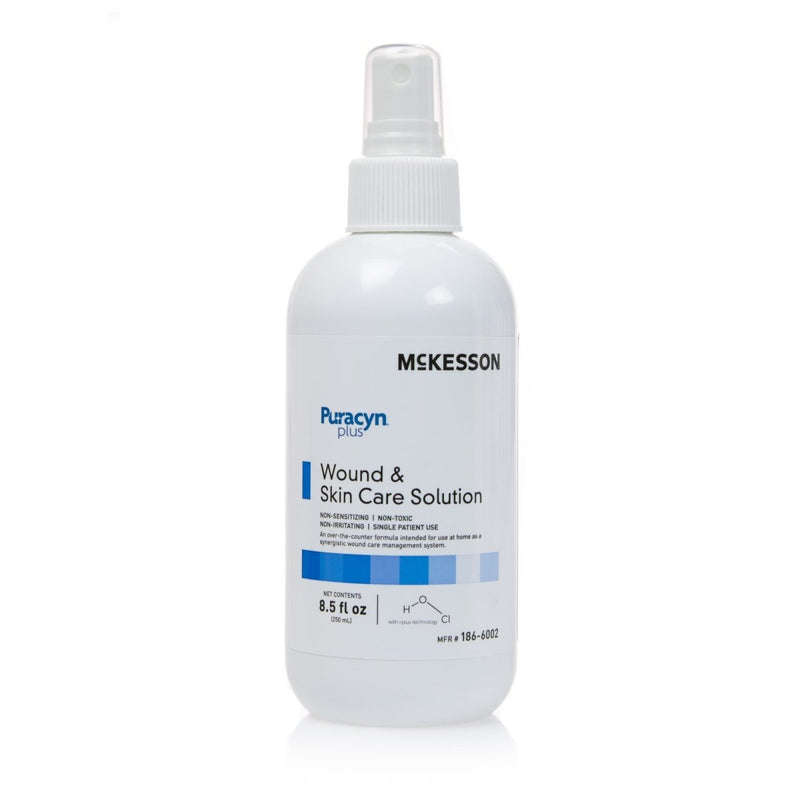 McKesson Puracyn Plus Wound Irrigation Solution, 8½ oz. Pump Bottle - 1113216_EA - 1 McKesson Puracyn Plus Wound Irrigation Solution, 8½ oz. Pump Bottle - 1113216_EA - 1