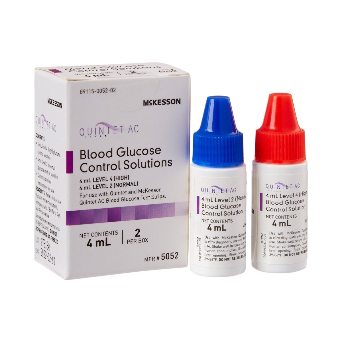 McKesson Quintet AC Glucose Control Solution - 854634_BX - 1 McKesson Quintet AC Glucose Control Solution - 854634_BX - 1