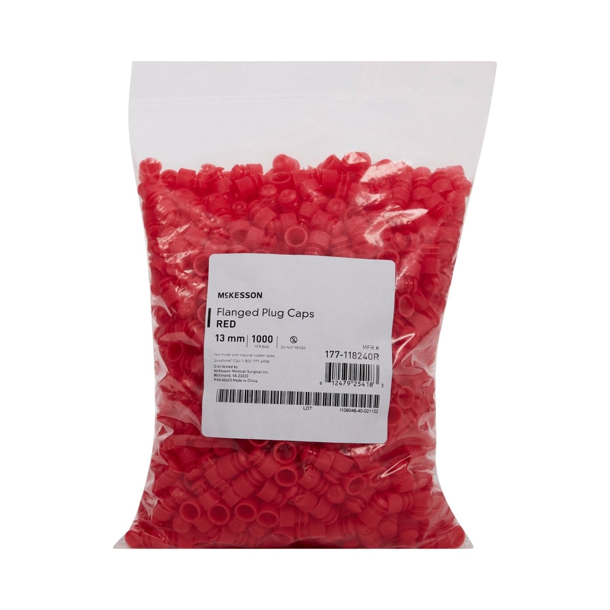Mckesson Red Tube Closure For Use With 13 Mm Blood Drawing Tubes - 1175283_BG - 1 Mckesson Red Tube Closure For Use With 13 Mm Blood Drawing Tubes - 1175283_BG - 1