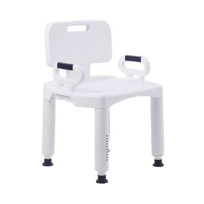 McKesson Removable Arm Rail Plastic Removable Back Bath Bench, 20½ Inch Width - 1065204_CS - 2 McKesson Removable Arm Rail Plastic Removable Back Bath Bench, 20½ Inch Width - 1065204_CS - 2