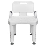 McKesson Removable Arm Rail Plastic Removable Back Bath Bench, 20½ Inch Width - 1065204_EA - 13 McKesson Removable Arm Rail Plastic Removable Back Bath Bench, 20½ Inch Width - 1065204_EA - 13