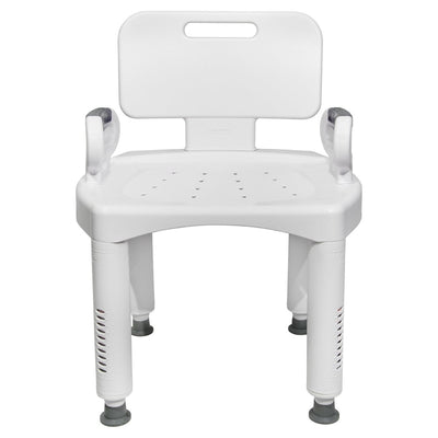 McKesson Removable Arm Rail Plastic Removable Back Bath Bench, 20½ Inch Width - 1065204_EA - 13 McKesson Removable Arm Rail Plastic Removable Back Bath Bench, 20½ Inch Width - 1065204_EA - 13