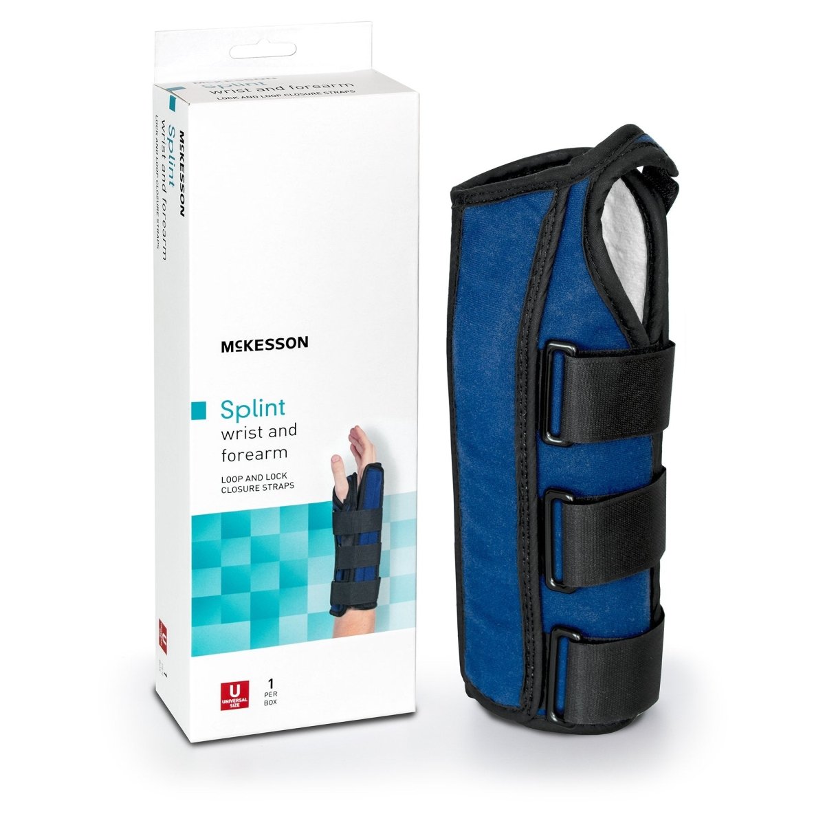 Mckesson Right Wrist / Forearm Splint - 1159149_EA - 1 Mckesson Right Wrist / Forearm Splint - 1159149_EA - 1
