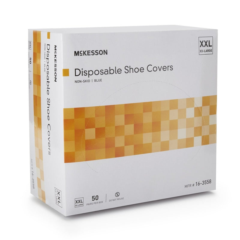 McKesson Shoe Covers, 2X-Large, Nonskid Sole - 651925_CS - 12 McKesson Shoe Covers, 2X-Large, Nonskid Sole - 651925_CS - 12