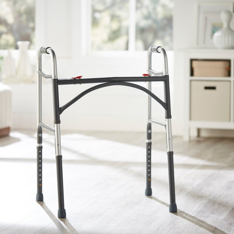 McKesson Steel Bariatric Folding Walker, 32½ – 39 Inch Height - 1065262_EA - 13 McKesson Steel Bariatric Folding Walker, 32½ – 39 Inch Height - 1065262_EA - 13