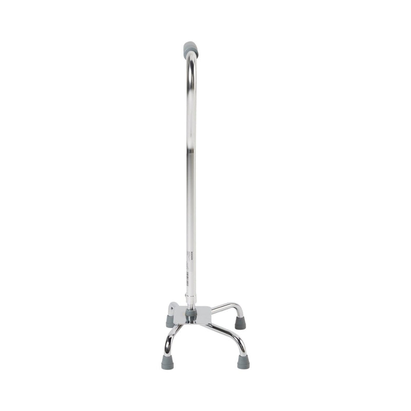 McKesson Steel Chrome Offset Quad Cane, 29 – 37½ Inch - 1065218_EA - 1 McKesson Steel Chrome Offset Quad Cane, 29 – 37½ Inch - 1065218_EA - 1
