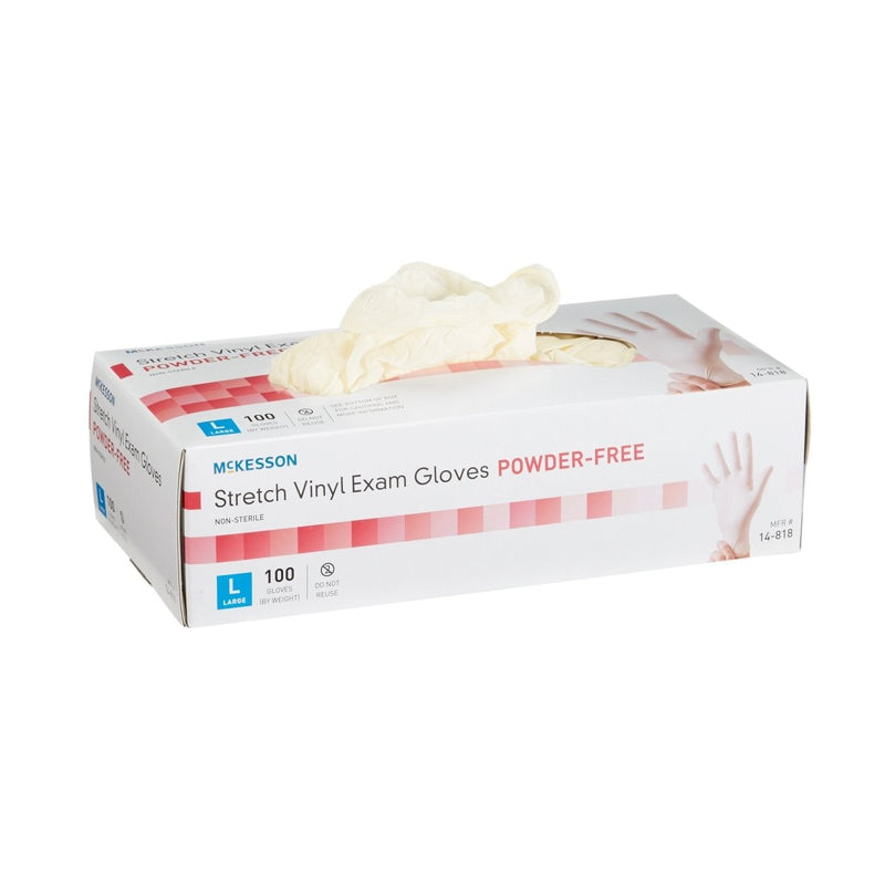 McKesson Stretch Vinyl Exam Glove, Ivory - 409744_BX - 3 McKesson Stretch Vinyl Exam Glove, Ivory - 409744_BX - 3