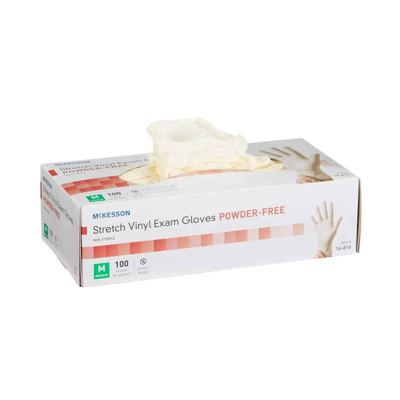 McKesson Stretch Vinyl Exam Glove, Ivory - 409743_BX - 2 McKesson Stretch Vinyl Exam Glove, Ivory - 409743_BX - 2