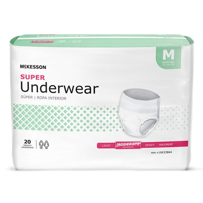 McKesson Super Moderate Absorbent Underwear - 1123832_BG - 1 McKesson Super Moderate Absorbent Underwear - 1123832_BG - 1