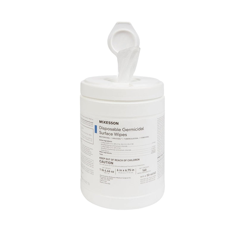 McKesson Surface Disinfectant Wipes, Large Canister - 880563_CS - 19 McKesson Surface Disinfectant Wipes, Large Canister - 880563_CS - 19