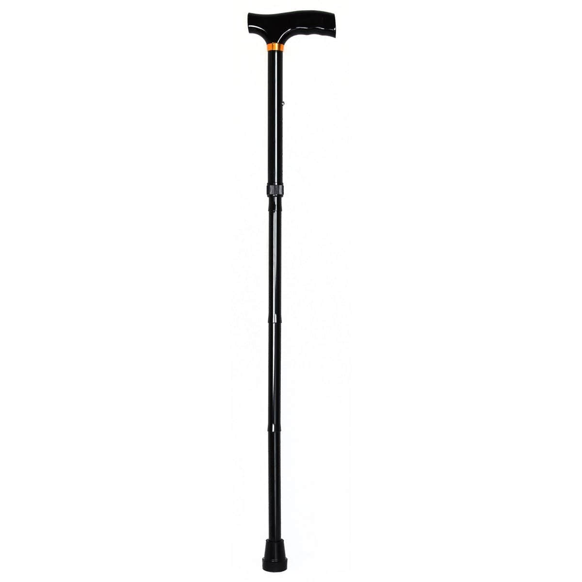 McKesson T-Handle Foldable Cane, Black - 1065212_EA - 1 McKesson T-Handle Foldable Cane, Black - 1065212_EA - 1