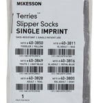 McKesson Terries Adult Slipper Socks - 504733_PR - 16 McKesson Terries Adult Slipper Socks - 504733_PR - 16
