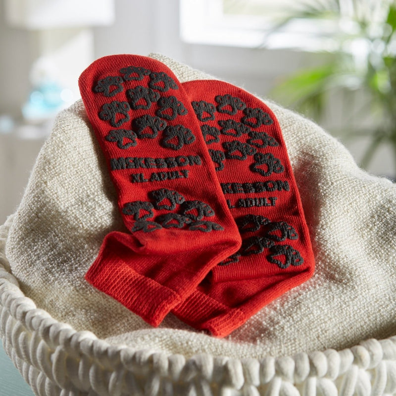 McKesson Terries Adult Slipper Socks - 553041_PR - 69 McKesson Terries Adult Slipper Socks - 553041_PR - 69