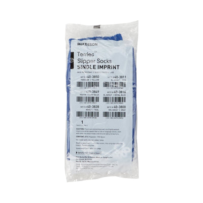 McKesson Terries Adult Slipper Socks - 334875_PR - 83 McKesson Terries Adult Slipper Socks - 334875_PR - 83