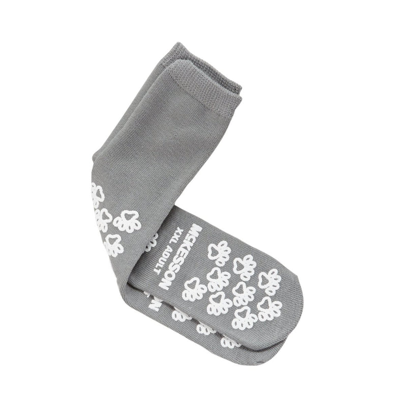 McKesson Terries Adult Slipper Socks Skid-Resistant Tread Sole and Top - 558996_PR - 22 McKesson Terries Adult Slipper Socks Skid-Resistant Tread Sole and Top - 558996_PR - 22