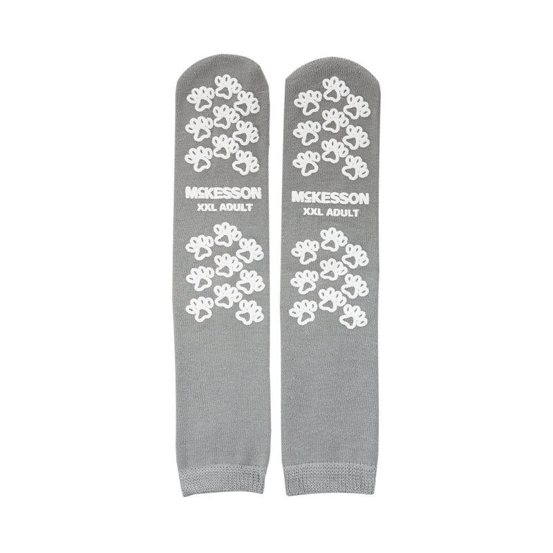 McKesson Terries Adult Slipper Socks Skid-Resistant Tread Sole and Top - 558996_PR - 21 McKesson Terries Adult Slipper Socks Skid-Resistant Tread Sole and Top - 558996_PR - 21