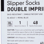 McKesson Terries Adult Slipper Socks Skid-Resistant Tread Sole and Top - 558995_PR - 76 McKesson Terries Adult Slipper Socks Skid-Resistant Tread Sole and Top - 558995_PR - 76