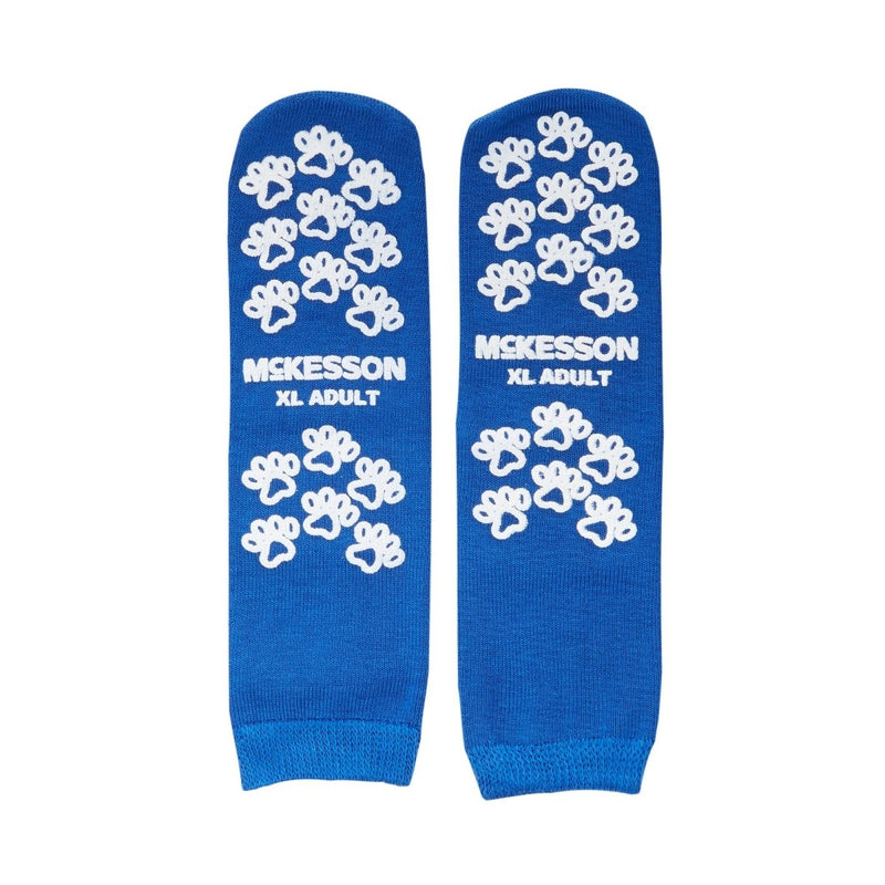 McKesson Terries Adult Slipper Socks Skid-Resistant Tread Sole and Top - 558995_PR - 69 McKesson Terries Adult Slipper Socks Skid-Resistant Tread Sole and Top - 558995_PR - 69
