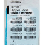 McKesson Terries Adult Slipper Socks - 334874_CS - 45 McKesson Terries Adult Slipper Socks - 334874_CS - 45