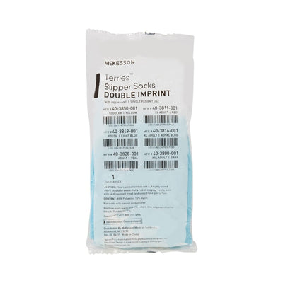 McKesson Terries Youth Slipper Socks Skid-Resistant Tread Sole and Top - 558993_PR - 7 McKesson Terries Youth Slipper Socks Skid-Resistant Tread Sole and Top - 558993_PR - 7