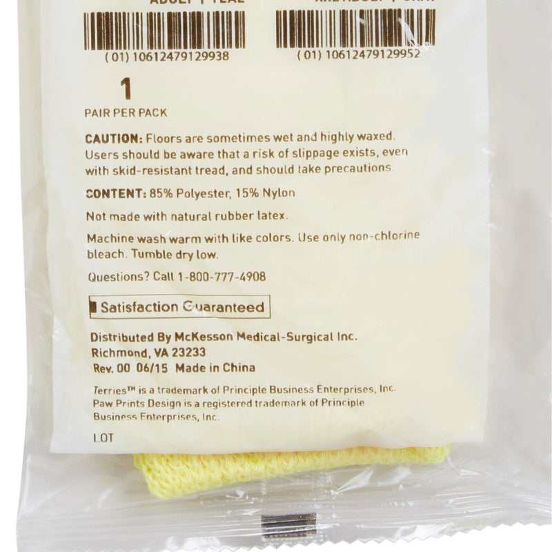 McKesson Toddler Slipper Socks Skid-Resistant Tread Sole - 334872_CS - 7 McKesson Toddler Slipper Socks Skid-Resistant Tread Sole - 334872_CS - 7