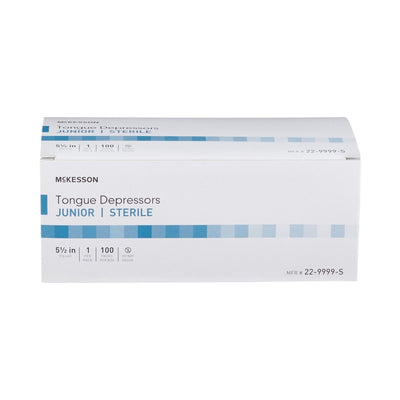 McKesson Tongue Depressors Junior 5.5" Length Wood - 854424_BX - 15 McKesson Tongue Depressors Junior 5.5" Length Wood - 854424_BX - 15