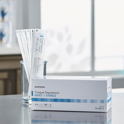 McKesson Tongue Depressors Senior Wide Blade - 508714_CS - 20 McKesson Tongue Depressors Senior Wide Blade - 508714_CS - 20